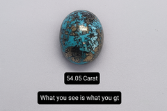 Natural Irani Firoza 54.05 Carat