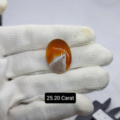 Sulaimani Aqeeq 25.20 Carat -Premium Quality