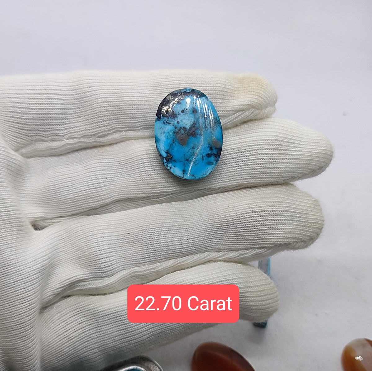 Natural Irani Firoza 22.70 carat